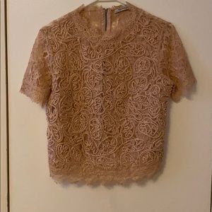 Lace top from Zara